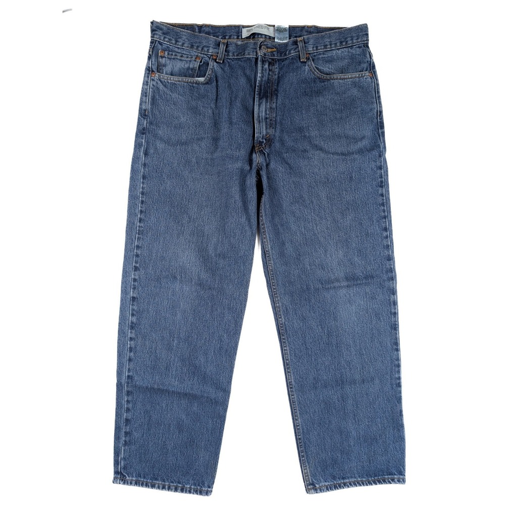 Levi's 550 Relaxed Fit Medium Wash Straight Leg Denim Jeans Men's Size 40x30